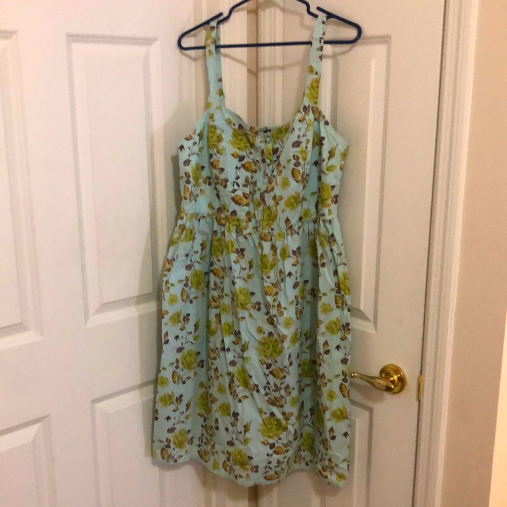 Cute Floral print strappy dress.
